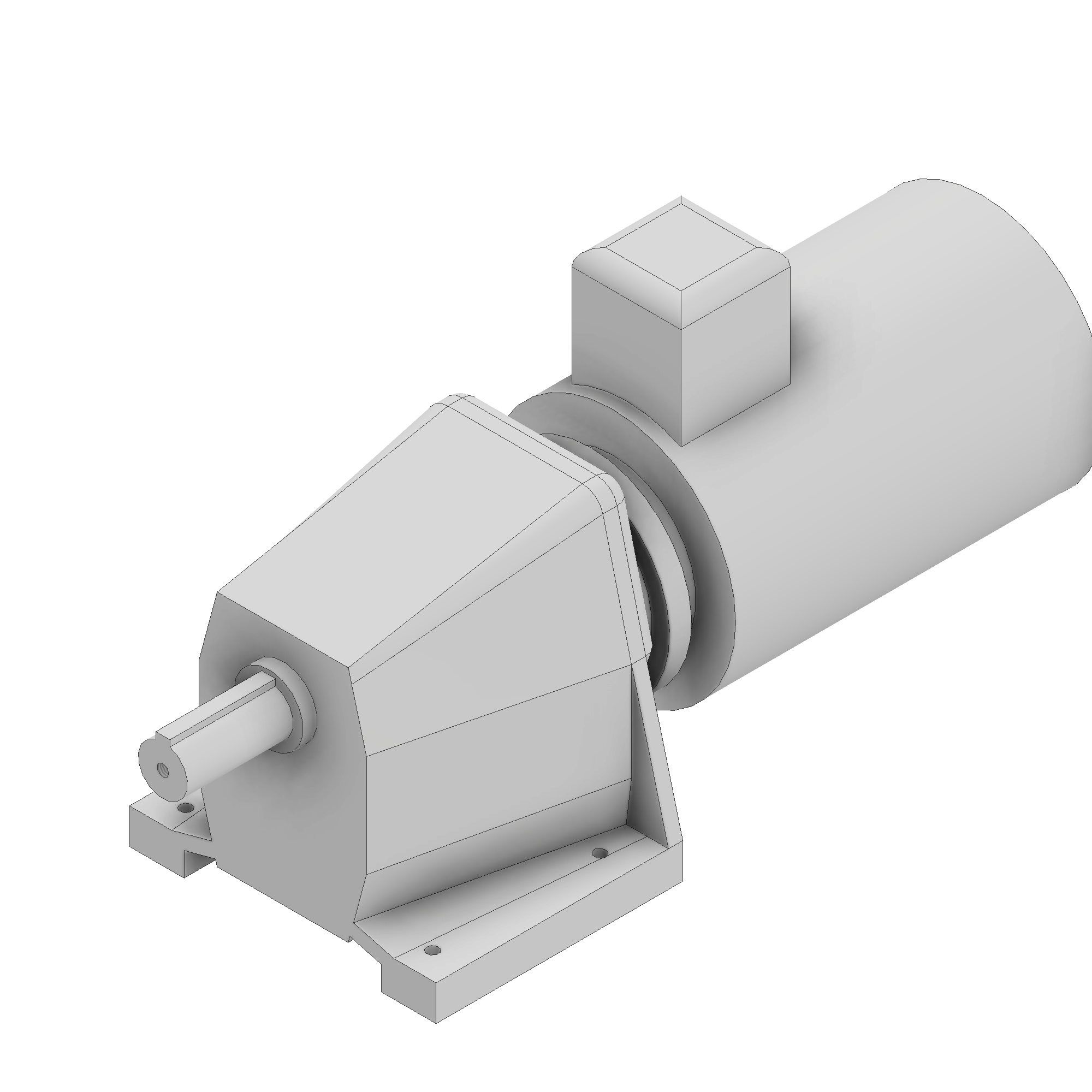 فایل سه بعدی موتورگیربکس هلیکال شریفG1-80-4B